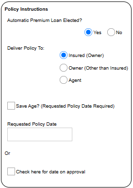 Paso 15. Policy Instructions