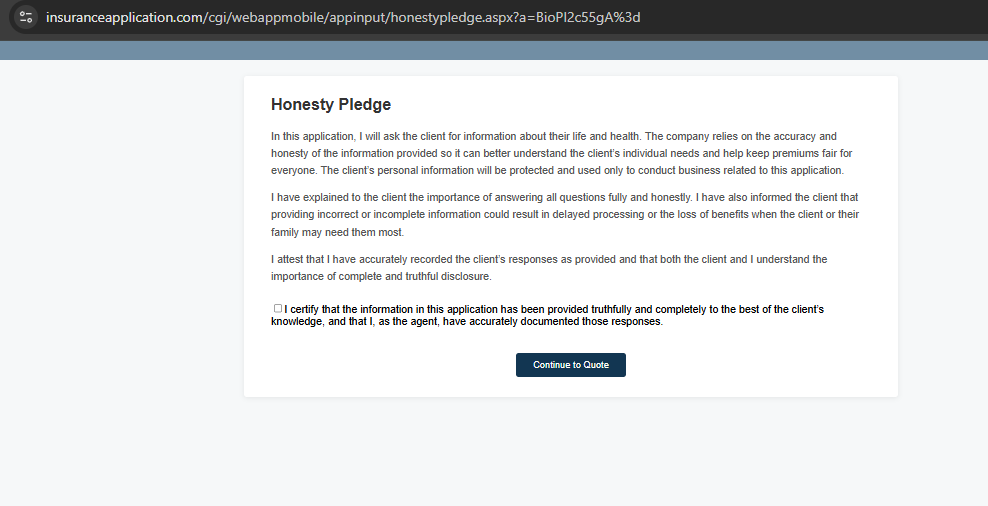 Paso 7. Honesty Pledge